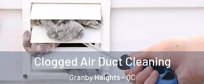  Clogged Air Duct Cleaning Granby Heights - QC