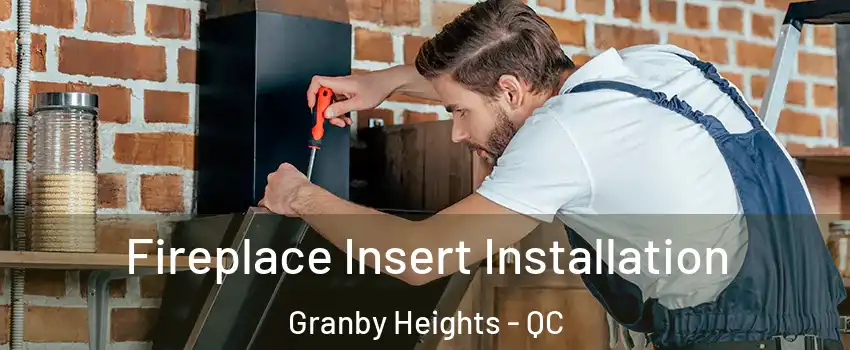  Fireplace Insert Installation Granby Heights - QC