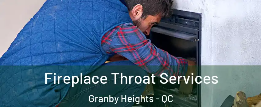  Fireplace Throat Services Granby Heights - QC