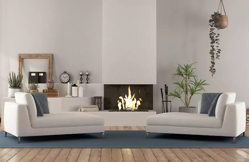 Custom Fireplace Design in Granby, QC