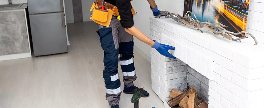 Outdoor Fireplace Restoration in La Providence, Quebec