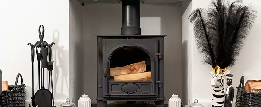 Thelin Hearth Products Providence Pellet Insert Fireplace Installation in La Providence, QC
