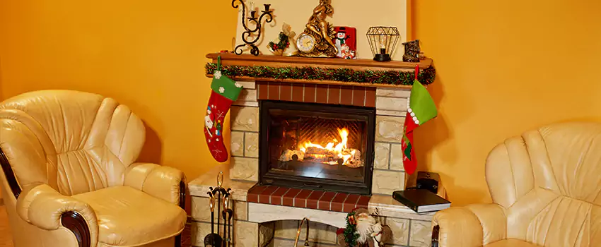 Fireplace Hearth Ideas in La Providence, Quebec