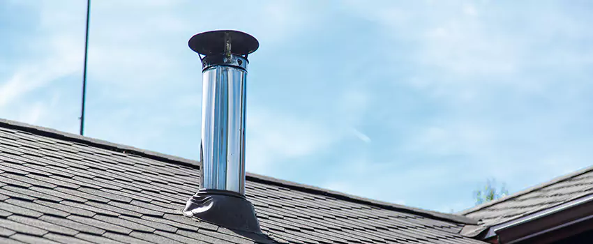 Outdoor Metal Chimney Installation in La Providence, Quebec