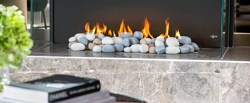 Double-Height Fireplace Design Refurbishment in Pierre-Laporte, Quebec