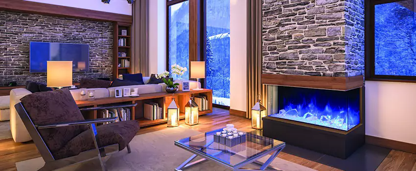 Dynamic Flame Color Fireplace Installation in La Providence, QC
