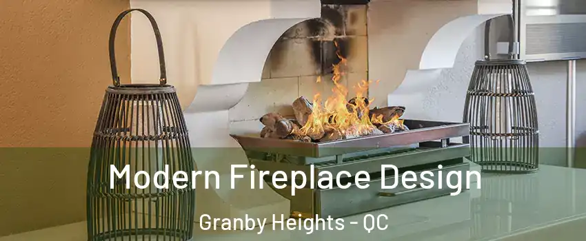  Modern Fireplace Design Granby Heights - QC